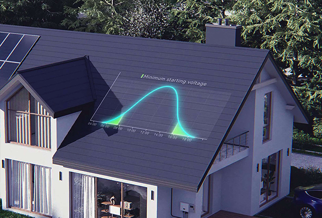 Futuristic Solavita-branded processor chip on a digital circuit board with neon blue and purple highlights.
